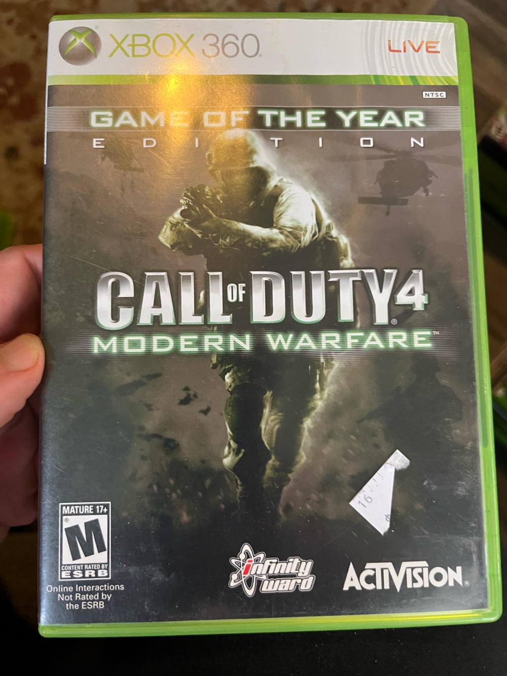 Call of Duty 4: Modern Warfare (2007) Microsoft Xbox 360 First-Person Shooter Ga